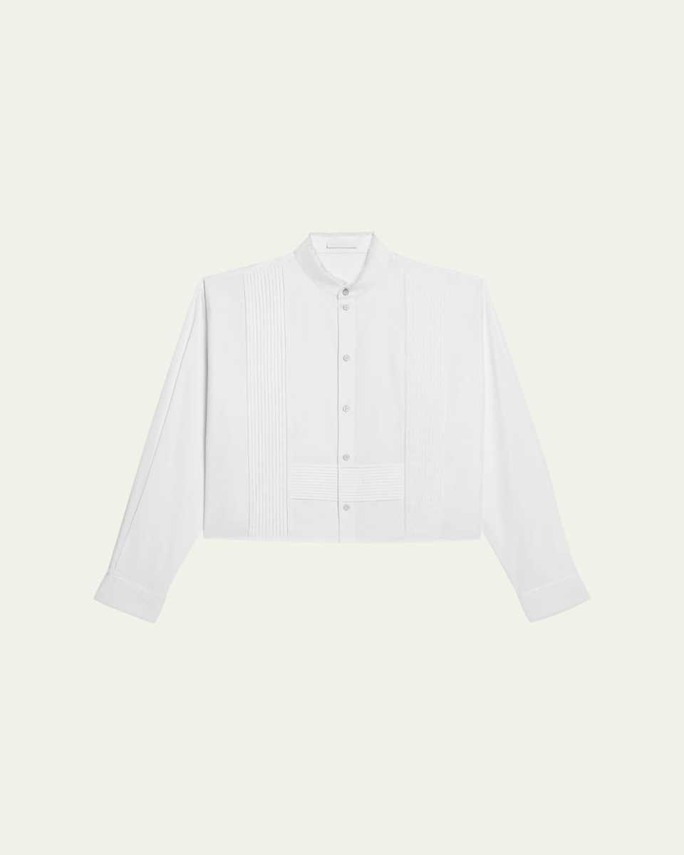 Classic Long-Sleeve Tuxedo Shirt
